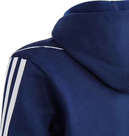Bluza dla dzieci adidas Tiro 23 League Sweat Hoodie granatowo-biała HS3605