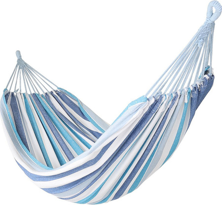 Hamak ogrodowy 2 osobowy xxl 250x150cm niebieski