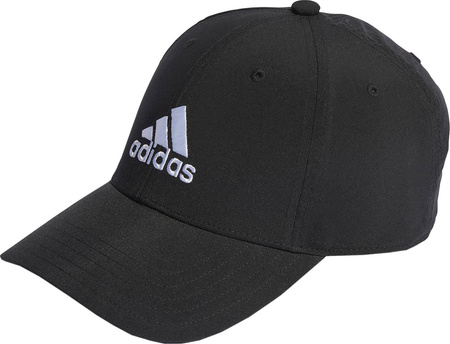 Czapka z daszkiem męska adidas Embroidered Logo Lightweight Baseball czarna OSFM IB3244