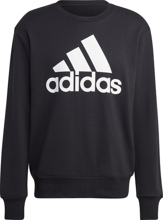Bluza męska adidas Essentials French Terry Big Logo czarna IC9324