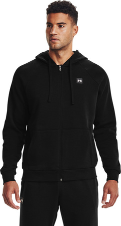 Bluza męska Under Armour Rival Fleece FZ Hoodie czarna 1357111 001