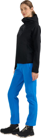 Spodnie trekkingowe damskie 4F softshell FNK F0988 niebieskie 4FWAW25TFTRF0988 33S