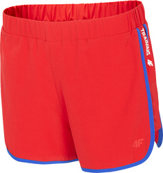 Spodenki funkcyjne damskie 4F czerwone H4L20 SKDF001 62S