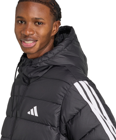 Kurtka męska adidas Essentials Climawarm 3-Stripes czarna JM8355