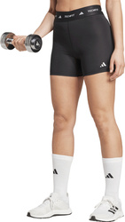 Spodenki damskie adidas TechFit Short czarne IT2275