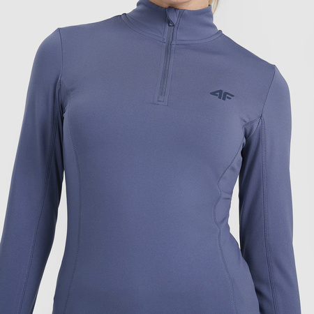 Bluza termoaktywna damska 4F F098 denim 4FWAW25UBRUF098 32S