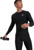 Męska koszulka uv Speedo LS SP TOP AM black/white rozmiar XL