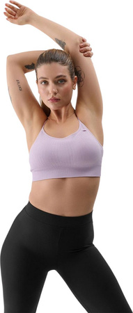 Stanik sportowy 4F F121 fioletowy 4FWSS24USBAF121 52S