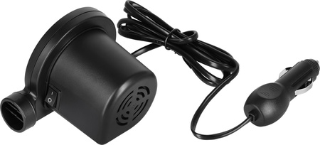 Pompka elektryczna turystyczna do materaca + przejściówki 230-12V Nils Camp NC17115 czarna