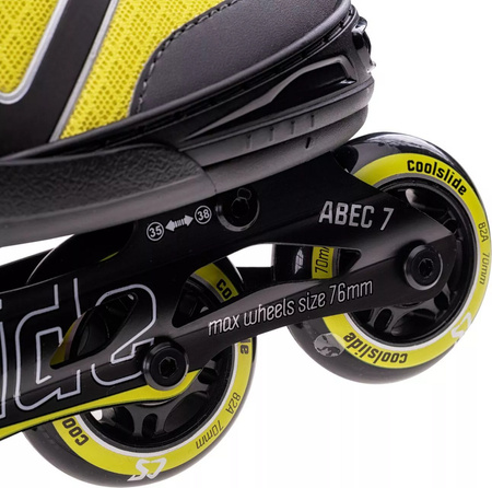 Łyżworolki Coolslide Buttersi 2w1 łyżwy rolki regulowane ABEC-7 koła 76mm rozmiar 35-38