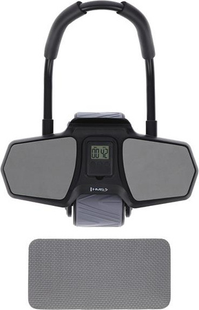 Automatyczne koło do ćwiczeń mięśni brzucha z podparciem kółko ABS KA10 czarne