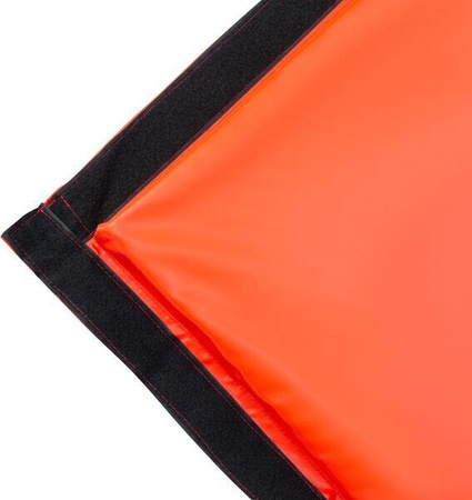 Materac gimnastyczny składany HMS Premium MGS01 2400x1200 mm czerwony