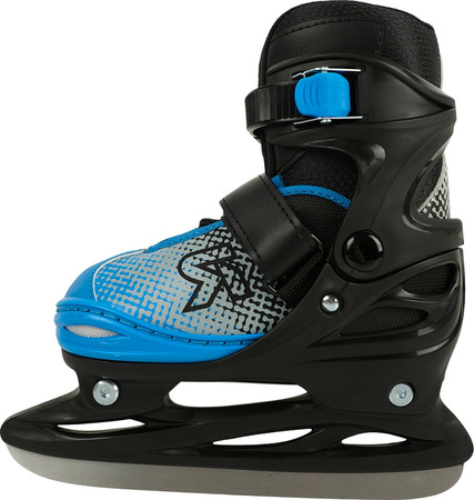 Łyżwy Roces Jokey Ice X czarno-niebieskie 450745 001