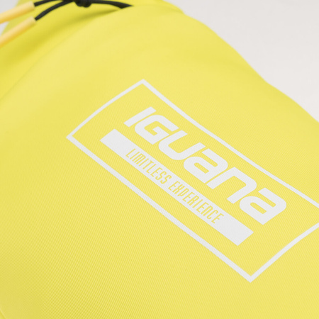 Saszetka torebka nerka biodrowa na pas Iguana Kiky żółta