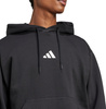 Bluza męska adidas Essentials Feelcozy Fleece Hoodie czarna JE3807