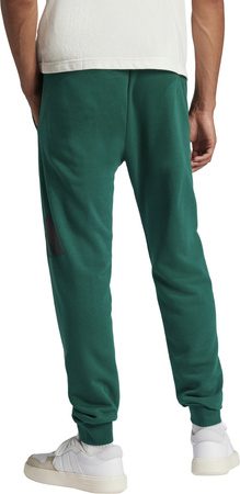 Spodnie męskie adidas Essentials Big Logo French Terry zielone JE8971