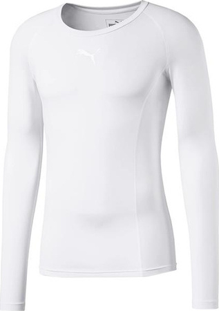 Koszulka męska Puma LIGA Baselayer Tee LS biała 655920 04