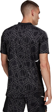 Koszulka męska Condivo 22 Goalkeeper Jersey Short Sleeve czarna HB1619