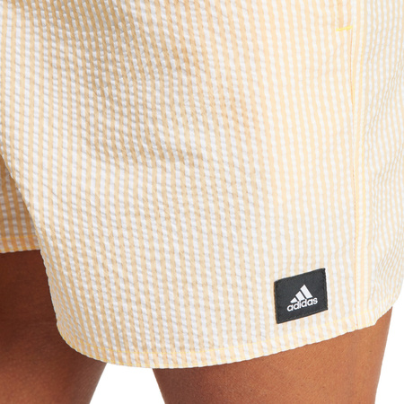 Spodenki szorty kąpielowe męskie adidas Stripey Classics Swim Short Length żółte IR6205