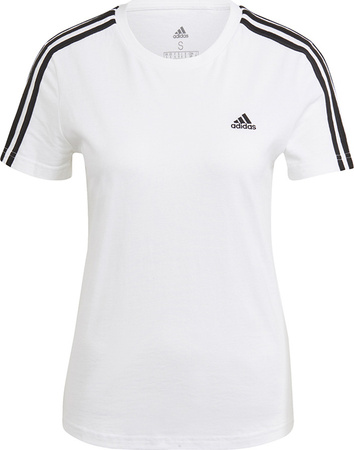 Koszulka damska adidas Essentials Slim T-Shirt biała GL0783