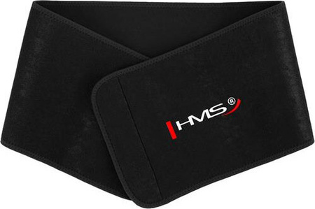 Pas wyszczuplający neoprenowy na brzuch HMS BR163 czarny plus size 130cm