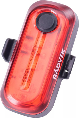 Lampka rowerowa oświetlenie tylne Radvik Lumos Back moc 2,5 lumena