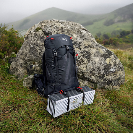 Karimata składana turystyczna trekkingowa z aluminiowym XPE 195×60×1,5 cm