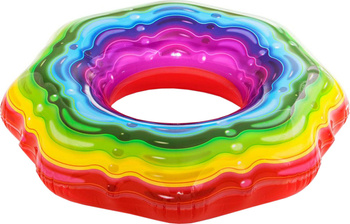 Koło do pływania Bestway Rainbow 115cm 36163 7463