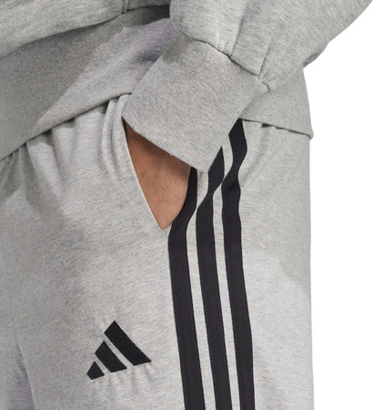 Spodnie męskie adidas Essentials 3-Stripes Single Jersey szare JE6428