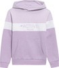 Bluza dla dziewczynki 4F fioletowa HJL22 JBLD002 51S