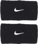 Frotki na rękę Nike Swoosh Wristbands 2 szt. czarne N1012406010OS