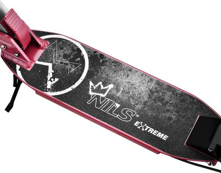 Hulajnoga z hamulcem tarczowym świecące koła LED Nils Extreme HM122T