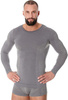 Bluza termoaktywna męska Brubeck Comfort Wool szara LS11600