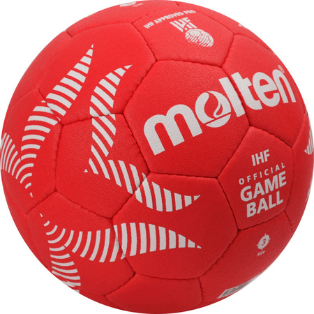 Piłka do ręcznej Molten 5000 Oficjalna piłka meczowa ZPRP H3A5000-PL rozmiar 3