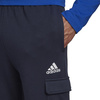 Spodnie męskie adidas Essentials Fleece Regular Tapered Cargo granatowe HL2232