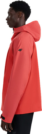 Kurtka trekkingowa męska 4F M1010 pomarańczowa 4FWAW25TTJAM1010 70S