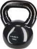 Kettlebell żeliwny pokryty winylem HMS KNV10 czarny 10 KG