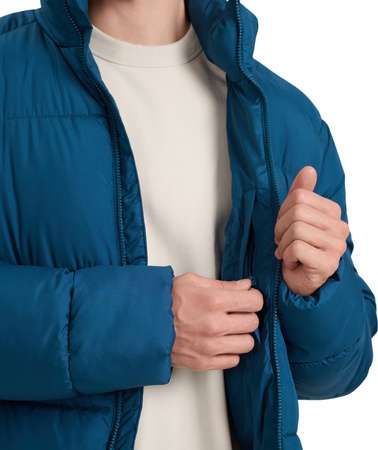 Kurtka puchowa męska 4F M0707 niebieska 4FRAW25TDJAM0707 30S