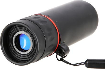 Monokular mini lornetka luneta turystyczna Nils Camp NC1721 czarna zoom X8