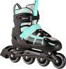 Łyżworolki z wymienną płozą hokejową 2w1 łyżwy rolki Nils Extreme NH18366a rozmiar S (31-34) czarno-turkusowe