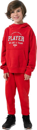 Bluza dla chłopca 4F czerwona HJZ22 JBLM006 62S