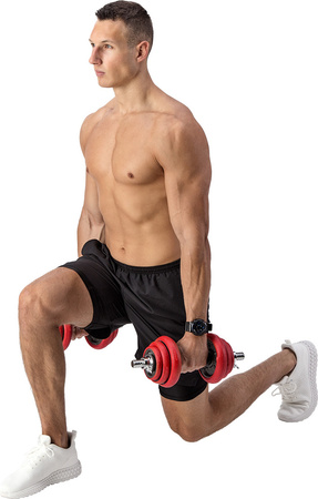 Sztangielki/sztanga gumowane HMS SGGX20 20 KG