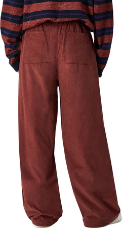 Spodnie damskie sportowe Champion Parachute brązowe 117432 MS524