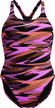 Damski Strój Kąpielowy Hyprbm Allovr Mdlst Thkstrp 1pc  black/mood indigo rozmiar 32