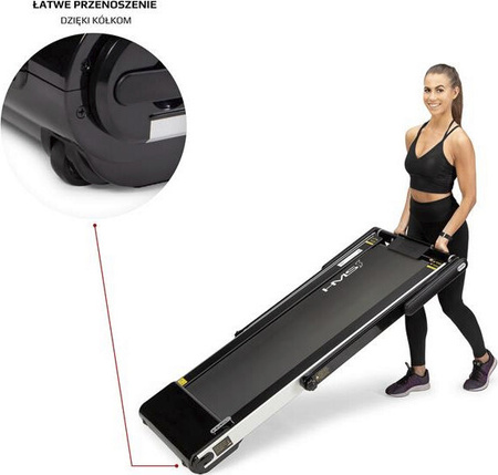 Bieżnia elektryczna z biurkiem Hms LOOP12 Multi Czarna