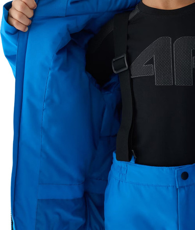 Kurtka narciarska dla chłopca 4F M532 niebieska 4FJWAW24TTJAM532 33S