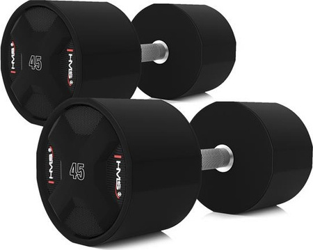 Zestaw hantli poliuretanowych 2 x 40 - 50 kg cpu (450 kg) HMS HPC SET