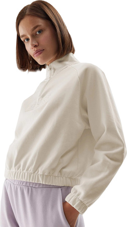 Bluza damska 4F F0718 kremowa 4FAW23TSWSF0718 12S