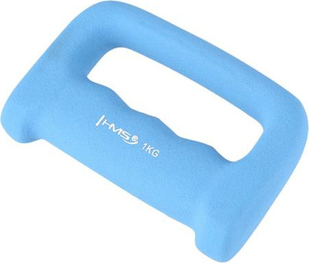 Ciężarek kastet żeliwny pokryty neoprenem HMS CK05 1.0 KG HMS