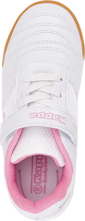 Buty sportowe szkolne miejskie dziecięce Kappa Damba K biało-różowe 260765K 1021